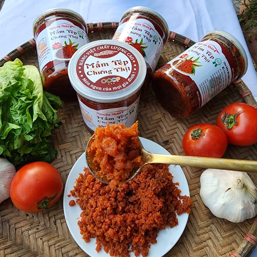 Mắm tép chưng thịt 300gr